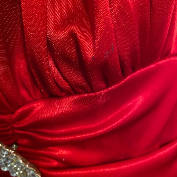 Little Red Heart Shaped Cocktail Dress (Medium) - Picture 6 of 11